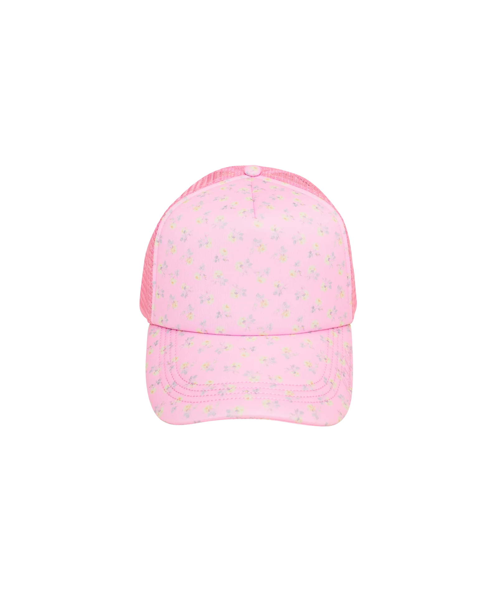 Love Shack Fancy Women Joni Trucker Hat Polaroid Rose