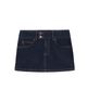 Motel Rocks Juniors Denim Mini Skirt Indigo
