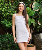 Love Shack Fancy Girls Willamina Dress Pink Girls Special Dresses Love Shack Fancy Pink Y/S (7/8)