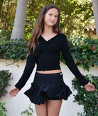 Theme Girls Jane Soft Pleated Skort Girls Casual Bottoms Theme-NYC