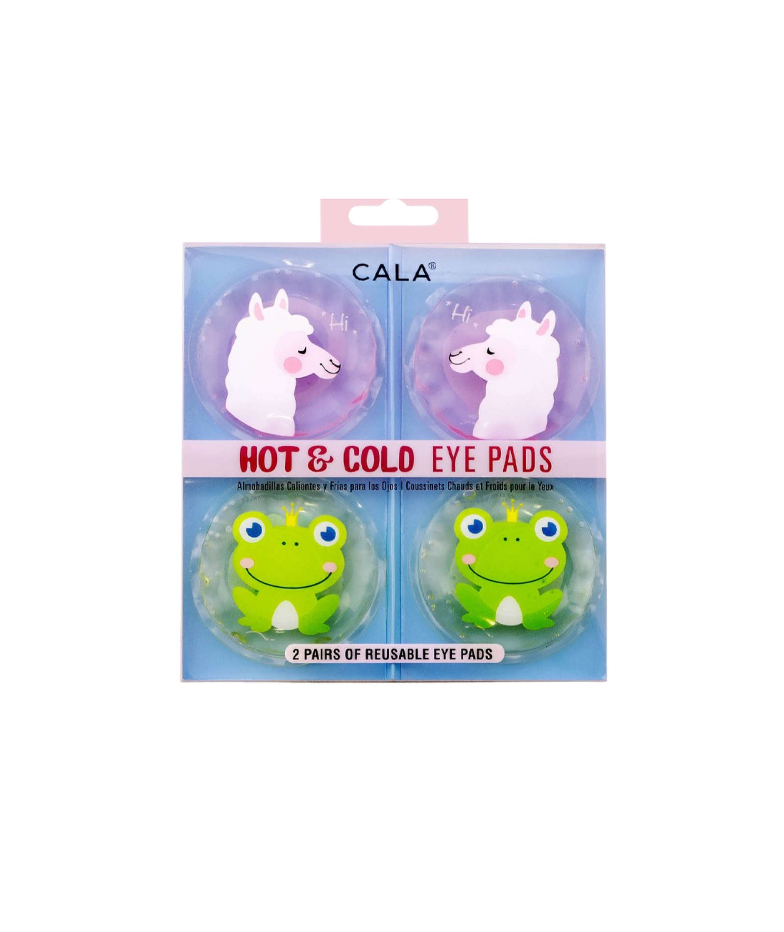 Llama and Frog Hot/Cold Eye Pads Set Accessories Frankie's Exclusives Multi