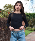 FBZ Girls Honor Pointelle With Lace Top Girls Casual Tops FBZ Flowers By Zoe