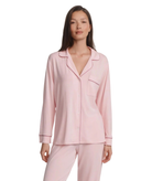 Eberjey Women Gisele Long PJ Set Pale Pink/Fig Accessories Eberjey