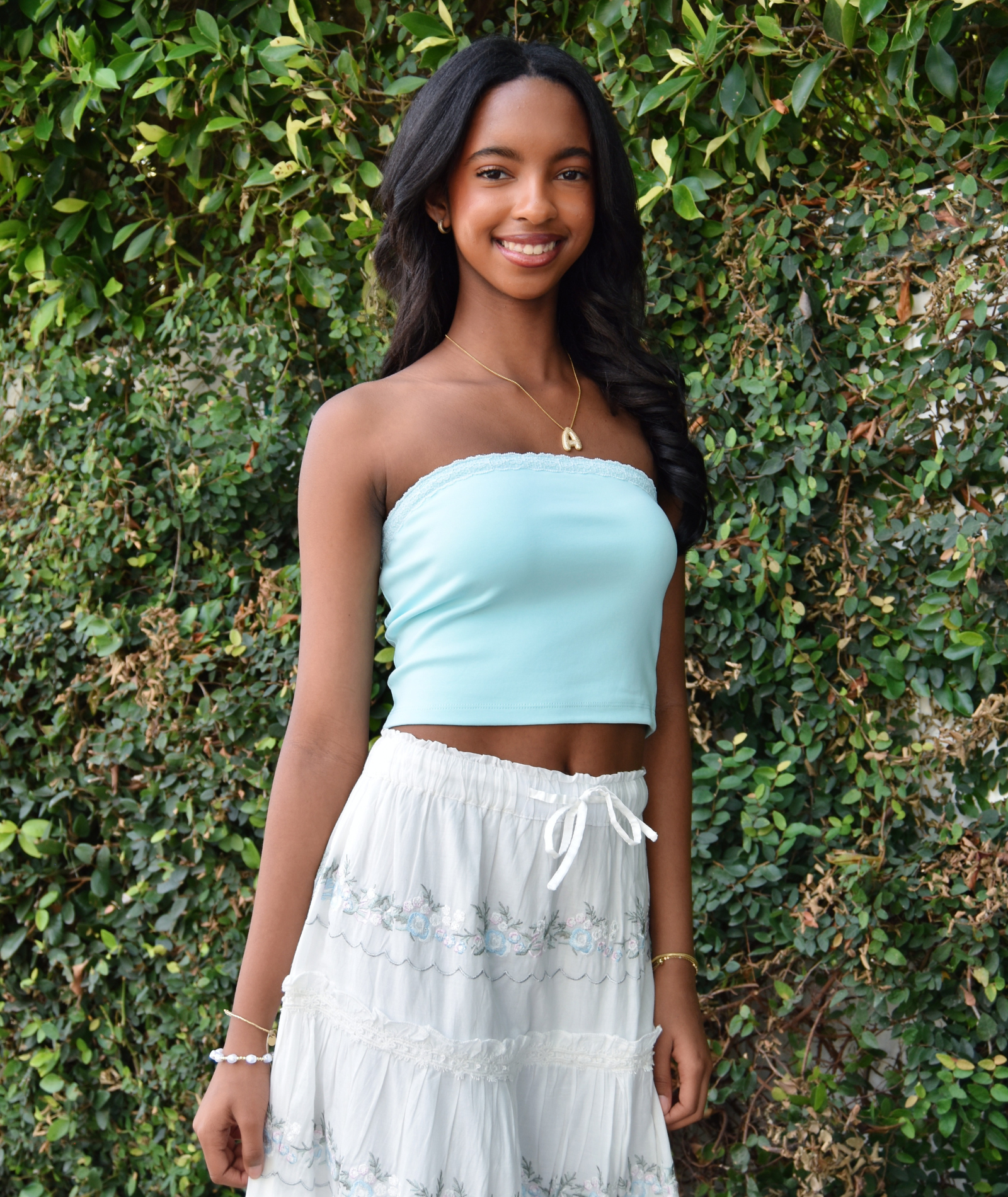 Theme Girls Alexa Tube Top Girls Casual Tops Theme-NYC Pastel Blue Y/S (7/8)