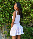 Theme Girls Georgia Pastel Pink/White Gingham Hearts Satin Smock Top Girls Casual Tops Theme-NYC