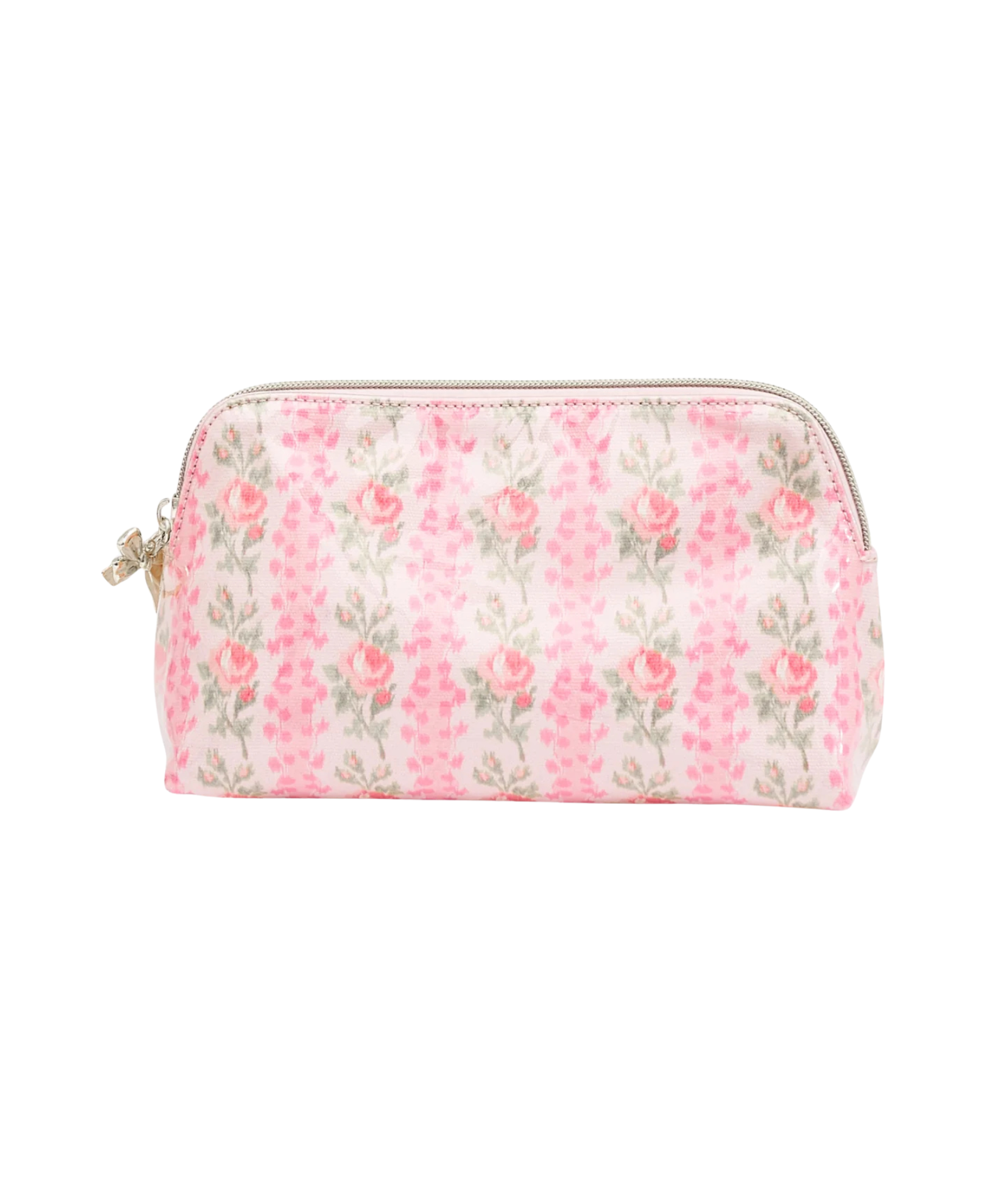 Love Shack Fancy Women Medium Travel Pouch Pink Macaroon Accessories Love Shack Fancy Floral