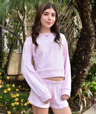 FBZ Girls Annie Pink Heart Shorts Girls Casual Bottoms FBZ Flowers By Zoe