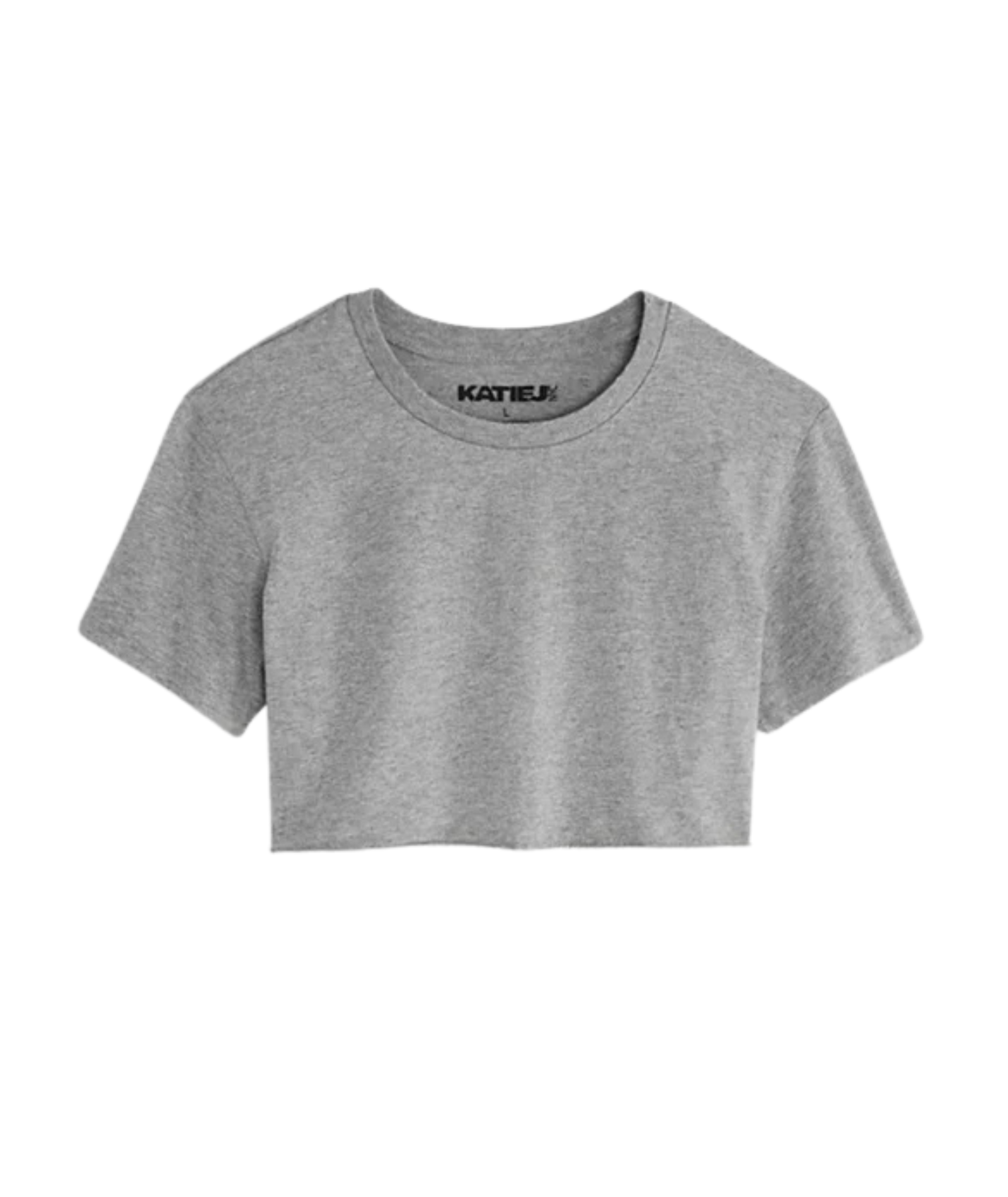 Katie J NYC Girls Tristan Tee Girls Casual Tops Katie J NYC Heather Grey Y/S (7/8)