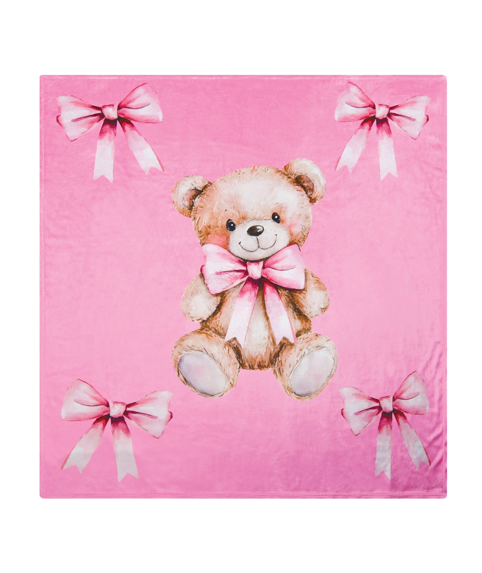 Bella Beary Cute Plush Blanket Accessories iScream Multi