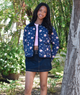 Love Shack Fancy Women Norinda Jacket Inkwash Womens Casual Tops Love Shack Fancy Navy Juniors/Women XXS