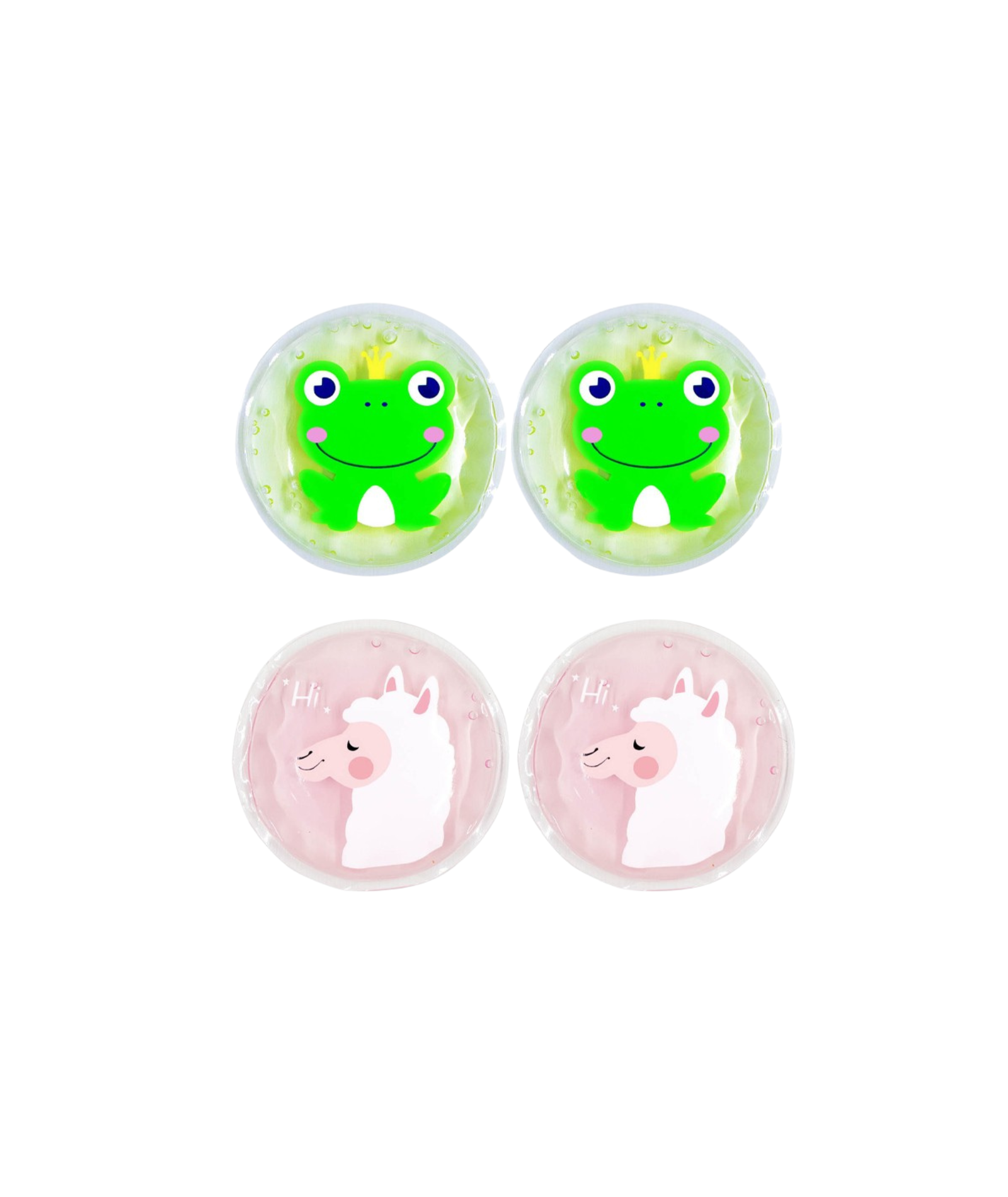 Llama and Frog Hot/Cold Eye Pads Set Accessories Frankie's Exclusives