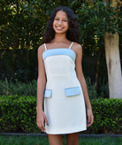 Katie J NYC Girls White/Baby Blue Ember Dress Girls Special Dresses Katie J NYC