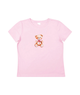 Bella Beary Cute Boxy Tee Distressed/seasonal girls iScream Pink Y/S (7/8)