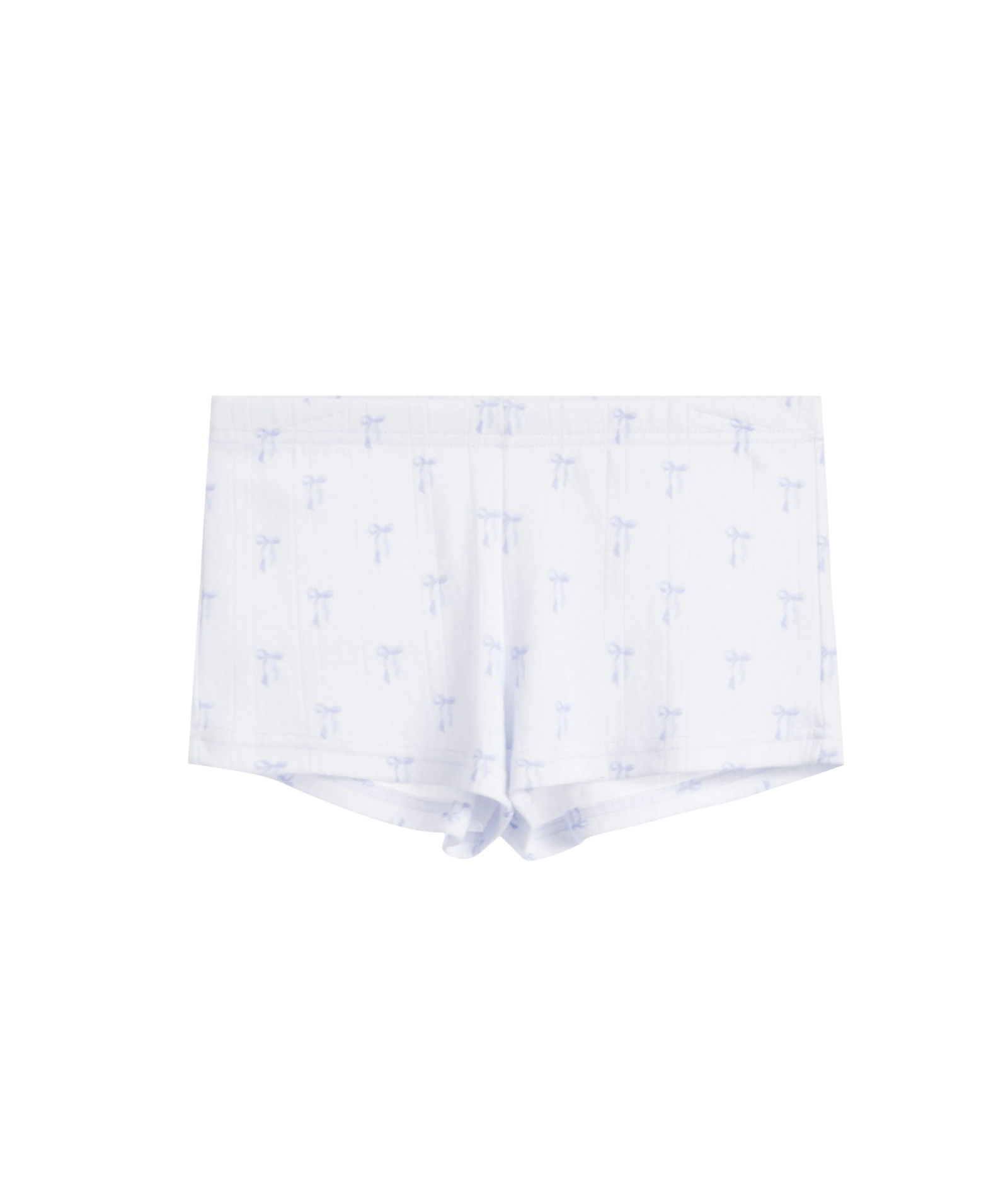 Katie J NYC Girls Marina Shorts Blue Bows