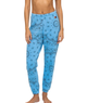 Aviator Nation Women Bandana Sweatpants Womens Casual Bottoms Aviator Nation Sky Blue Juniors/Women XS