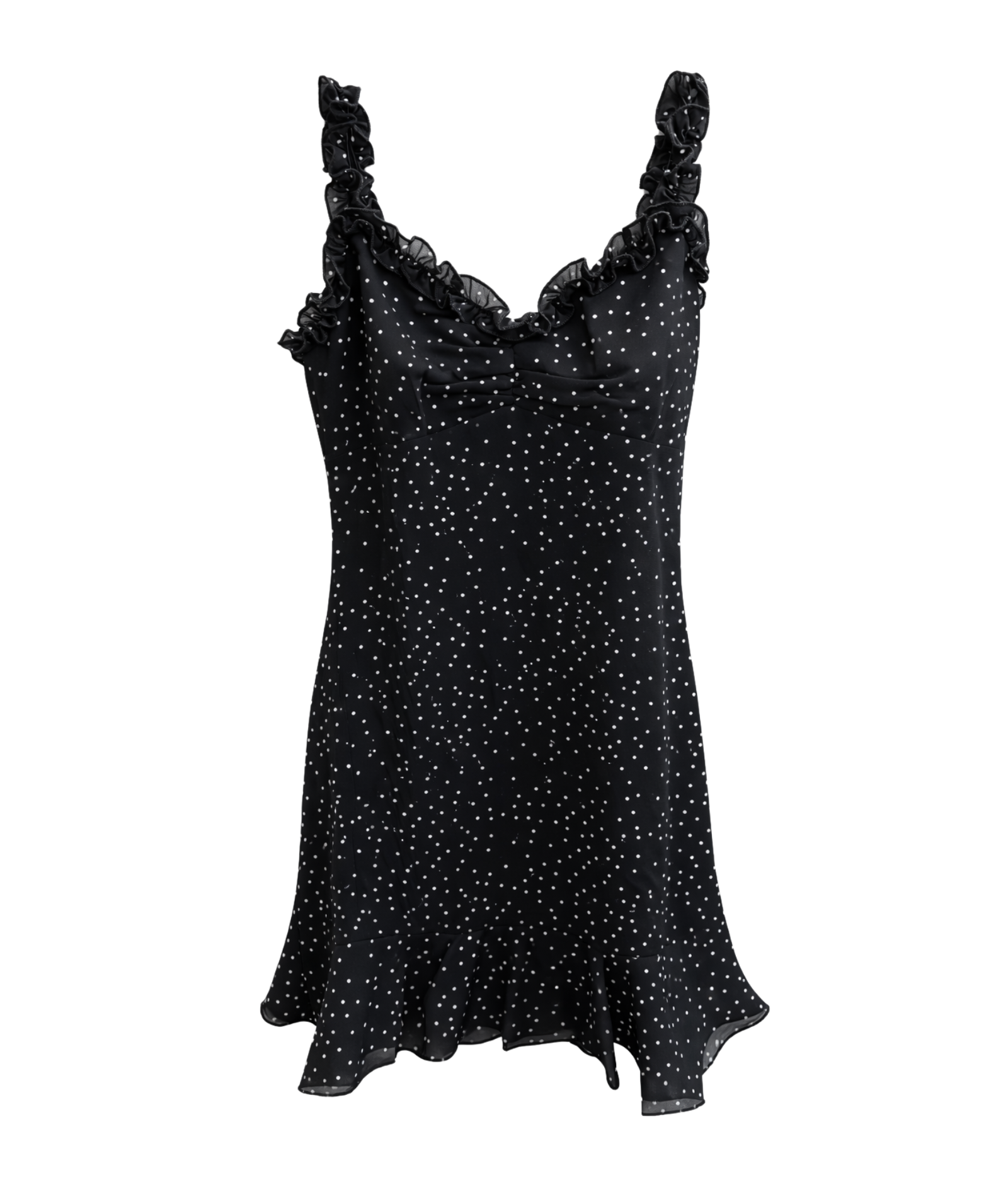 Katie J NYC Girls Mercy Polkadot Dress Girls Casual Dresses Katie J NYC Black Y/S (7/8)