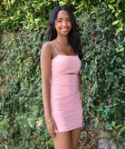 Theme Girls Liv Pastel Pink Mesh Reversible Cut Out Dress Girls Special Dresses Theme-NYC