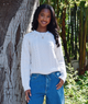 Love Shack Fancy Tween Mavita Pullover Birch Whisper