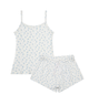 Floral Pointelle Tank Top and Short Set