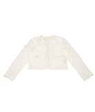 Love Shack Fancy Girls Mini Junetta Jacket Girls Special Tops Love Shack Fancy Ivory Y/S (7/8)
