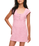 Love Shack Fancy Tween Valentia Dress Blushing Mink