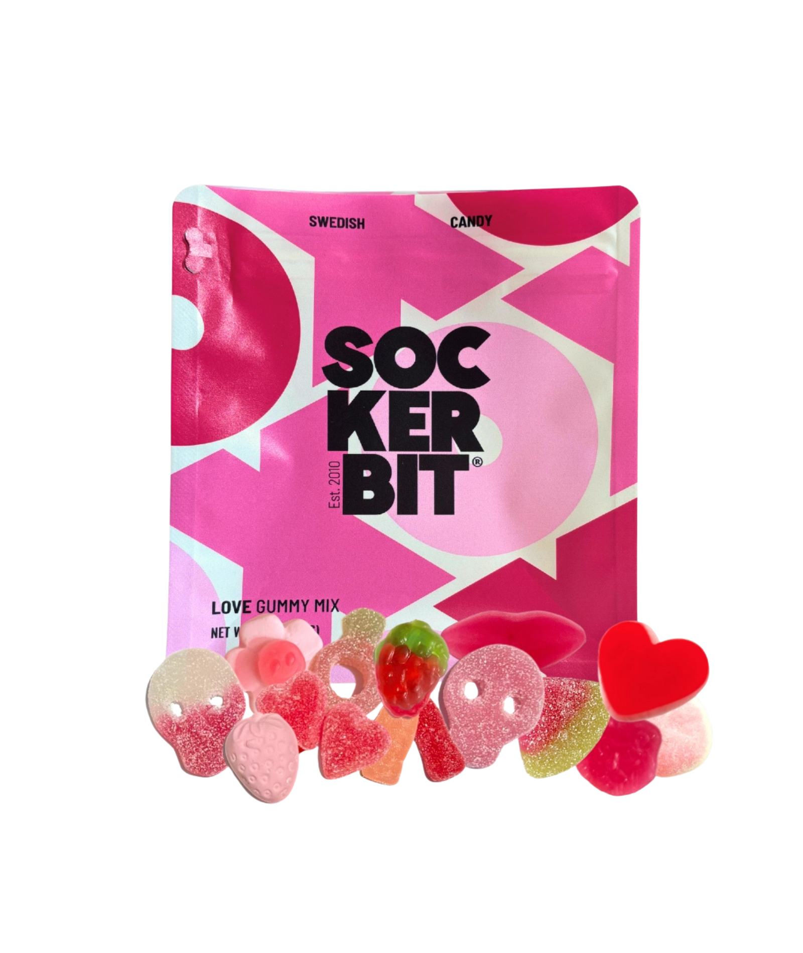 Sockerbit Love Gummy Mix Swedish Candy Bag Accessories Frankie's Exclusives Multi