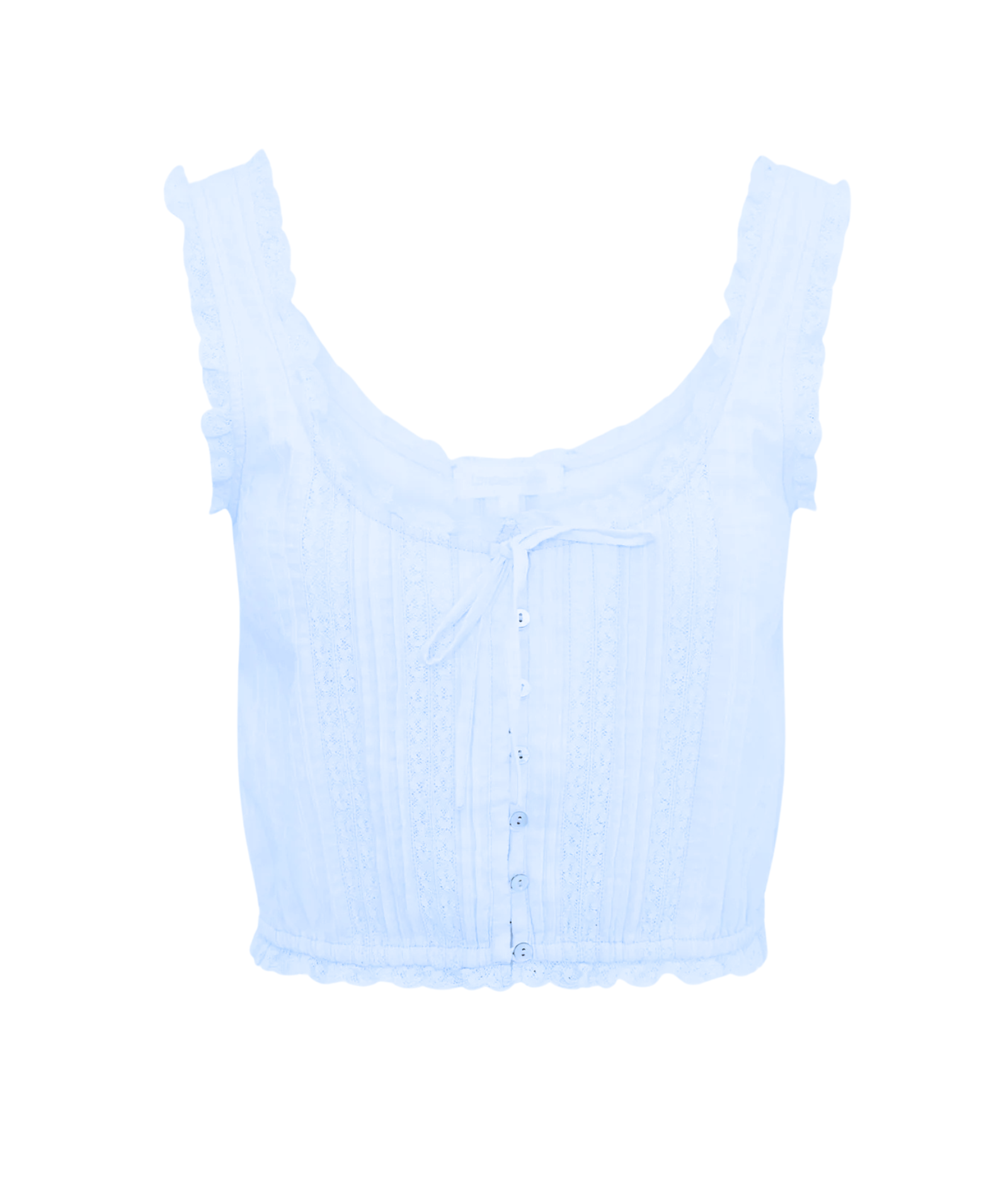 Love Shack Fancy Women Blyss Top Blue Finch