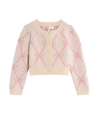 Love Shack Fancy Girls Hani Cardigan Milk Rose Girls Casual Tops Love Shack Fancy