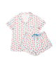 Katie J NYC Juniors Lobster Polka Dot Lynn Shorts PJ Set