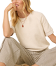 Perfect White Tee Women Kennedy Short Sleeve Fleece Pullover
