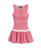 Katie J NYC Girls Joslyn Red Gingham Dress Girls Casual Dresses Katie J NYC Red Y/S (7/8)