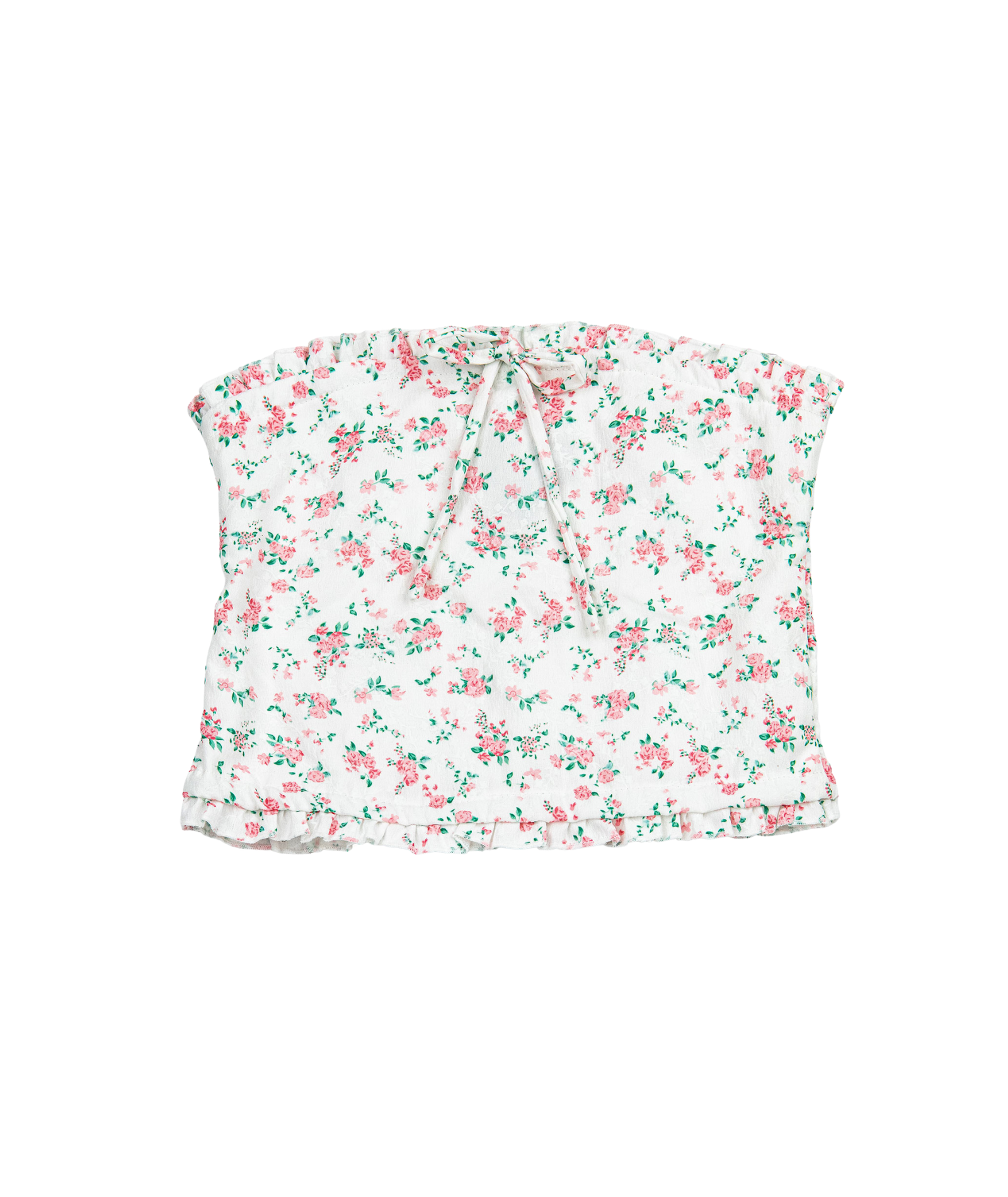 FBZ Girls Daisy Pink/Green Floral Tube Top