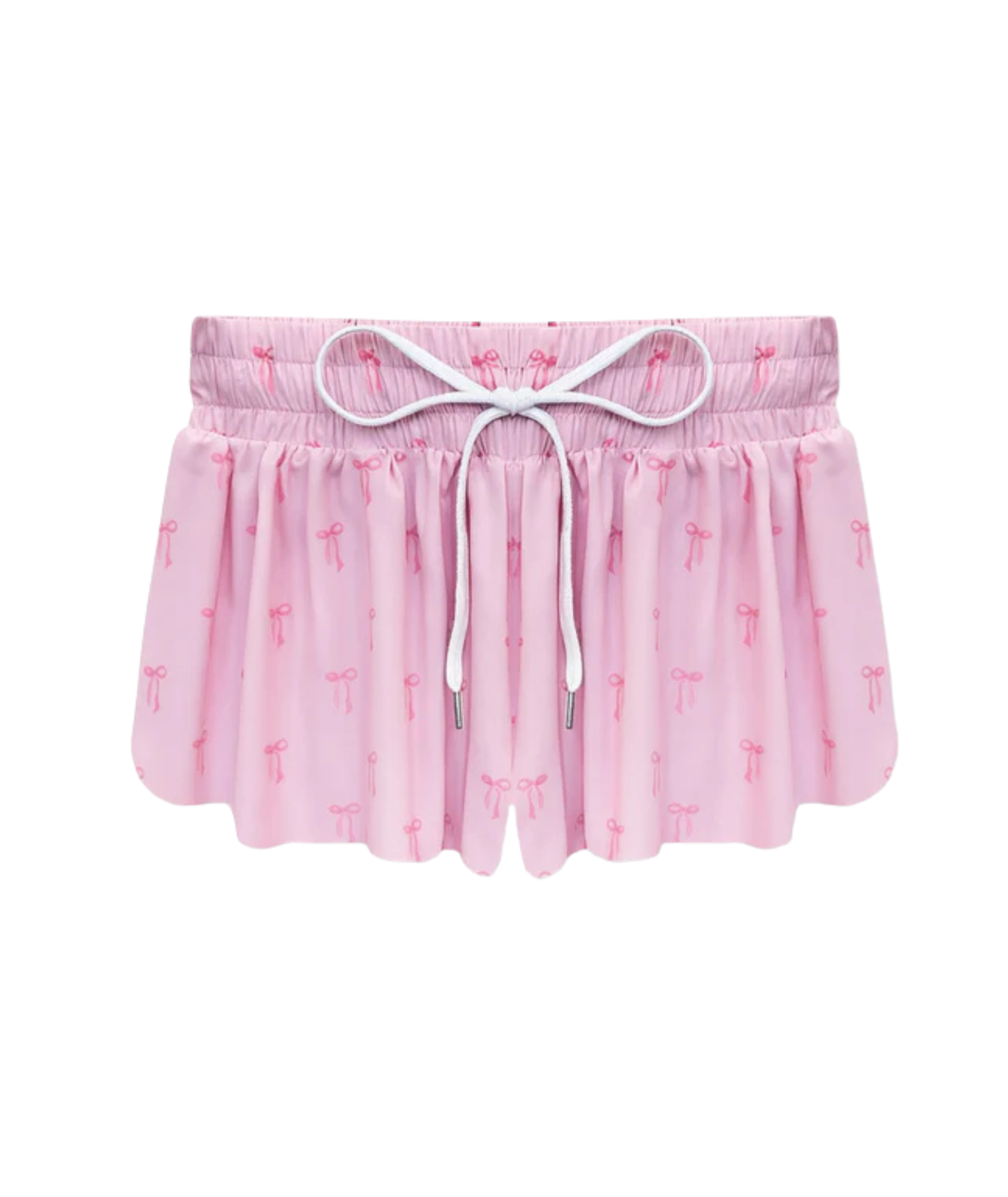 Katie J NYC Girls Pink Bows Farrah Shorts Girls Casual Bottoms Katie J NYC Pink Y/S (7/8)