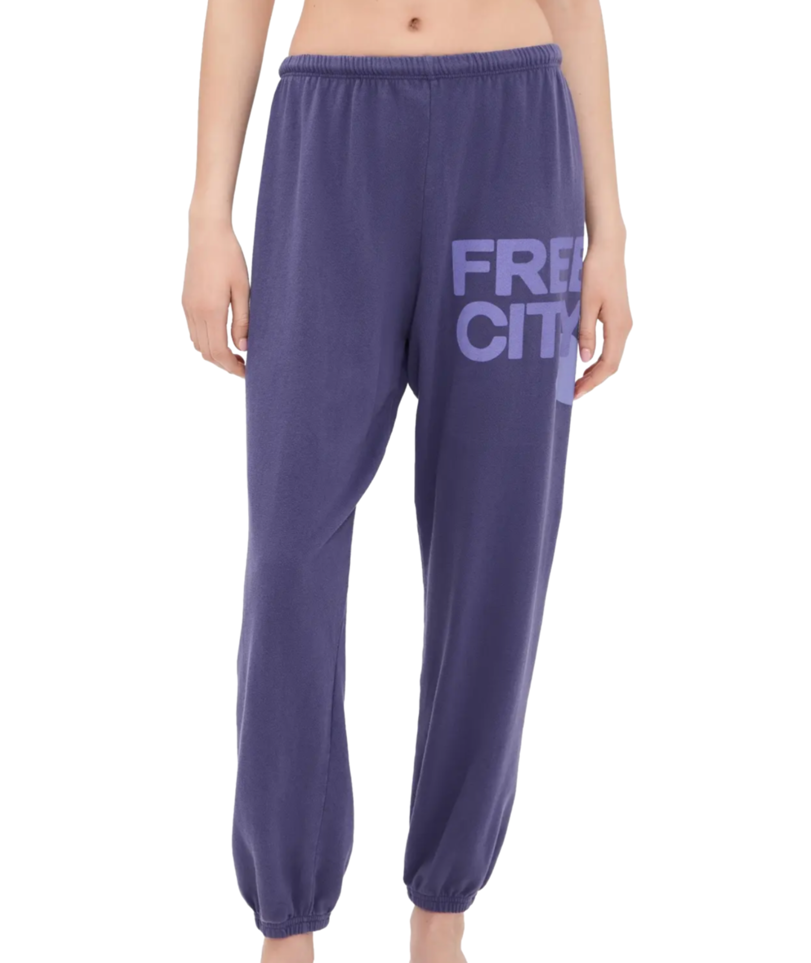 FREECITY Women Large Sweatpants Purple Bushes Womens Casual Bottoms FREECITY Purple Juniors/Women XS