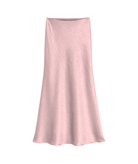 Katie J NYC Girls Anastasia Satin Maxi Skirt Girls Casual Bottoms Katie J NYC Pale Pink Y/S (7/8)