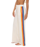 Aviator Nation Women 5 Stripe Wide Leg Sweatpants