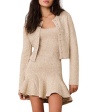 Love Shack Fancy Women Ferra Cardigan Honey Gold Womens Casual Tops Love Shack Fancy