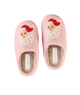 Frankie's Exclusives Santa Slippers Distressed/seasonal accessories Frankie's Exclusives Pink Juniors/Women S/M