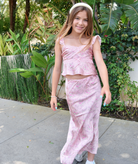 Love Shack Fancy Tween Lelani Top Spiced Camellia Girls Special Tops Love Shack Fancy