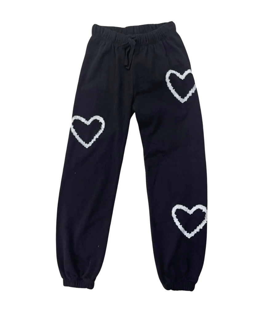 FBZ Girls Jami Heart Dyed Sweatpants Girls Casual Bottoms FBZ Flowers By Zoe