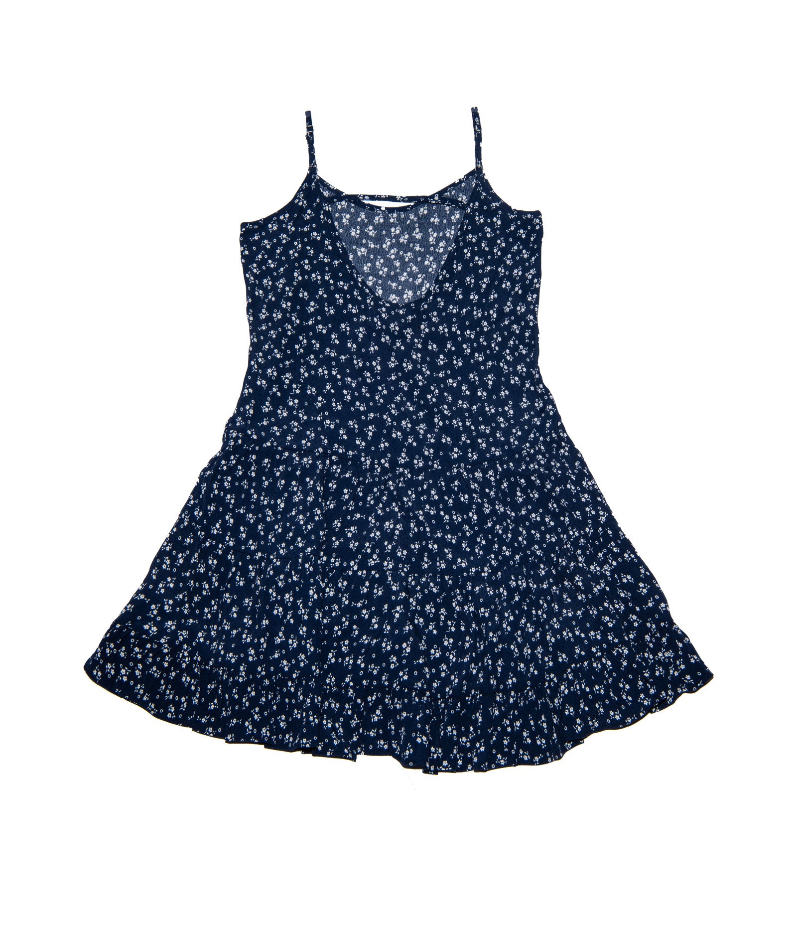 Katie J NYC Girls Evening Blue Ditsy Floral Iris Dress Girls Casual Dresses Katie J NYC