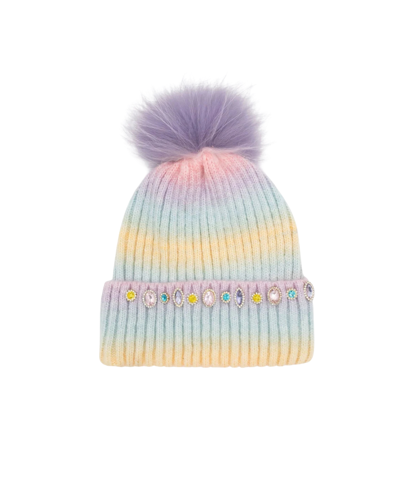 Bari Lynn Pom Ombre Hat Jewel Cuff