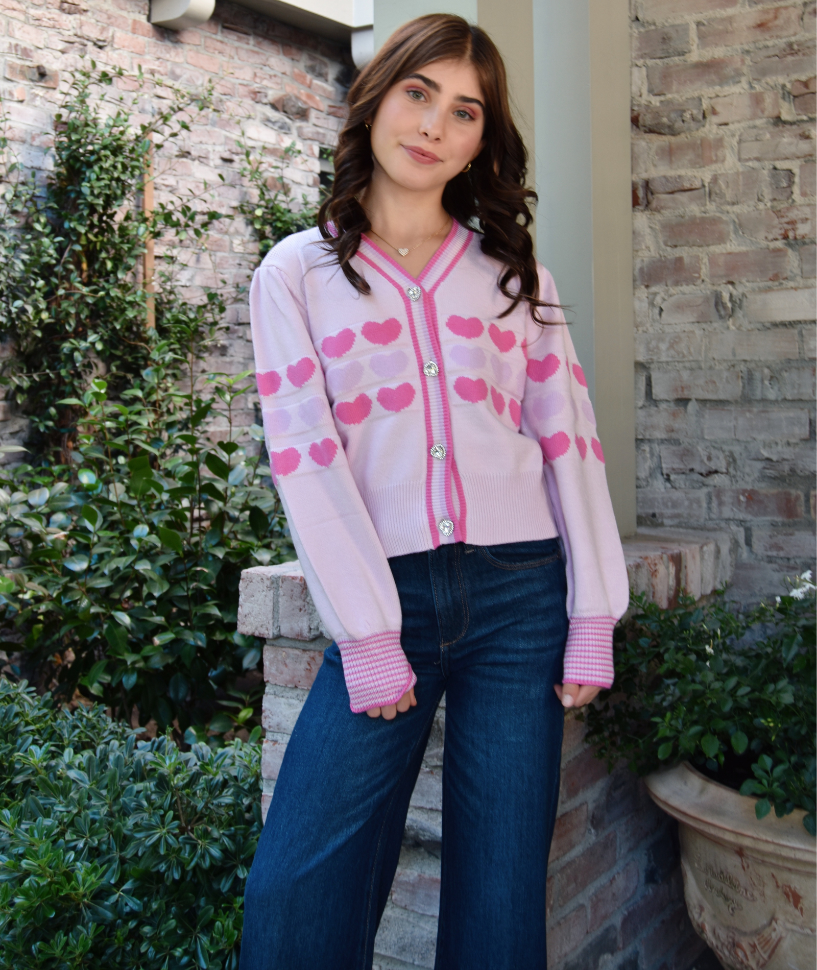 DL1961 Girls Lily Deep Water Aura Wide Leg Jeans Girls Denim DL1961