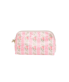 Love Shack Fancy Women Small Travel Pouch Pink Macaroon Accessories Love Shack Fancy Floral