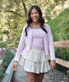 Mini Dreamers Girls Isabella Tank and Cardigan Girls Casual Tops Mini Dreamers Light Pink Y/S (7/8)