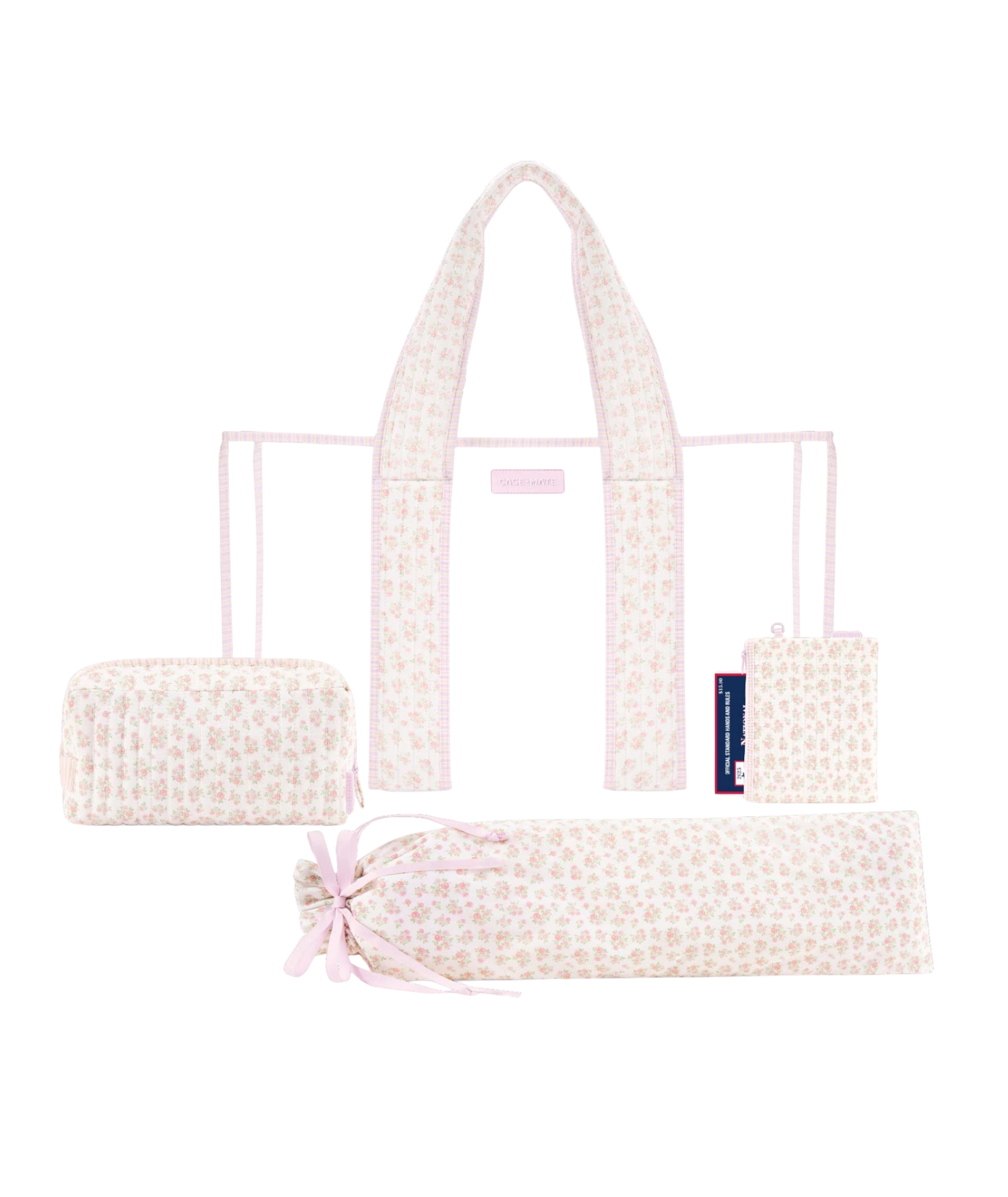 Frankie's Exclusives Mahjong Jelly Tote Set Quilted Ditsy Floral Accessories Frankie's Exclusives Multi