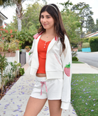 Katie J NYC Girls Leah Strawberry Shorts Girls Casual Bottoms Katie J NYC