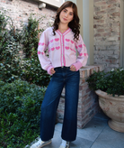 DL1961 Girls Lily Deep Water Aura Wide Leg Jeans Girls Denim DL1961