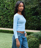 FBZ Girls Hillary Pointelle With Lace and Multi Rose Top Girls Casual Tops FBZ Flowers By Zoe