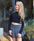 FBZ Girls Elin Gabardine Skirt With Lace Girls Special Bottoms FBZ Flowers By Zoe